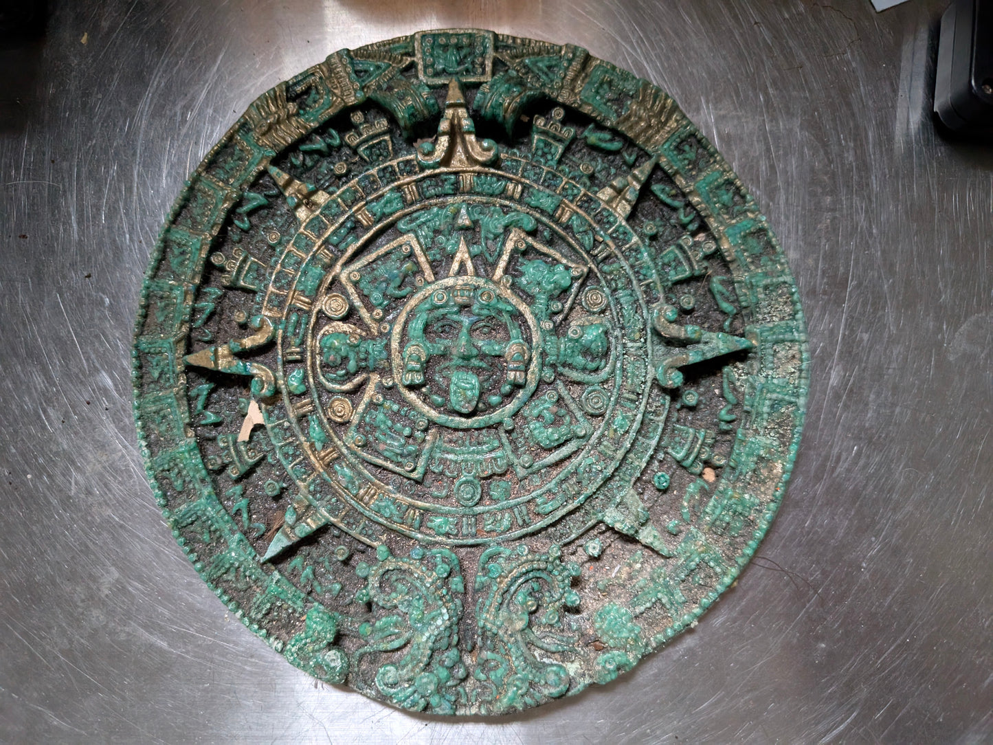 Vintage 1950's Aztec calendar