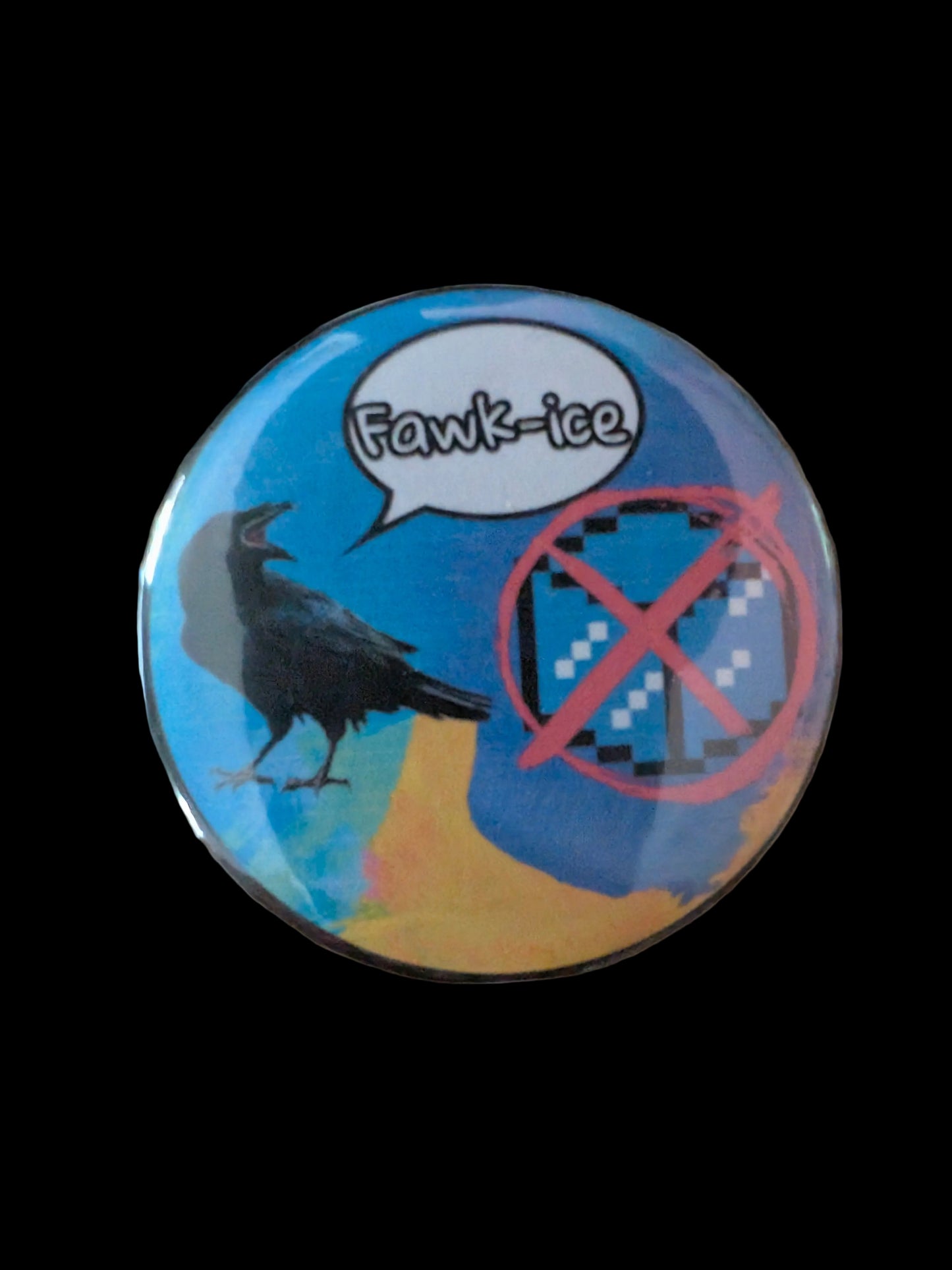Fawk-ice cubes button